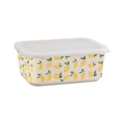 B&M Rectangular Tubs 2pk - Lemons -Hot Sale Household Items 392929 2pk reuse and repurpose rectangle tubs lemon 7