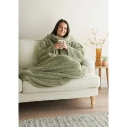Home Essentials Teddy TV Blanket - Sage 9 Home Essentials Teddy TV Blanket - Sage -Hot Sale Household Items 393430 home essentials teddy tv blanket sage