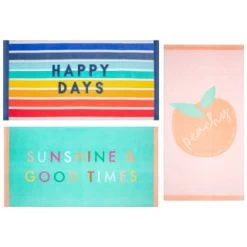 B&M Adult's Beach Towel - Sunshine & Good Times -Hot Sale Household Items 393919 adult slogan beach towel group 2