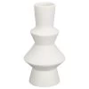 B&M Small Shaped Vase - White