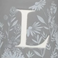 B&M Floral Alphabet Mug (Assorted) -Hot Sale Household Items 394397 floral alphabet mug grey l 2