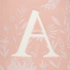 B&M Floral Alphabet Mug (Assorted) -Hot Sale Household Items 394397 floral alphabet mug pink a 2