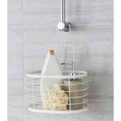 B&M Hanging Bathroom Caddy - White -Hot Sale Household Items 394579 hanging caddy white