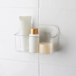 B&M Clear Mount Bathroom Caddy