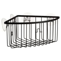 B&M Wire Suction Corner Basket -Hot Sale Household Items 394582 wire suction corner basket 2