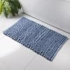 Retreat Knitted Bath Mat 50 X 80cm - Blue