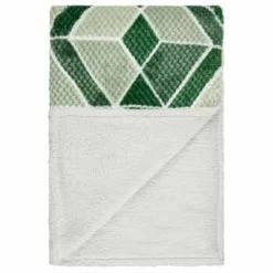 B&M Simply Geo Waffle Throw - Green -Hot Sale Household Items 394920 simply geo waffle throw green 3