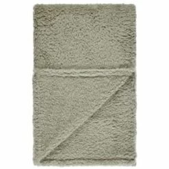 B&M Simply Two Tone Teddy Throw - Sage -Hot Sale Household Items 394928 simply plain teddy throw sage