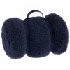 B&M Simply Teddy Navy Rolled Throw