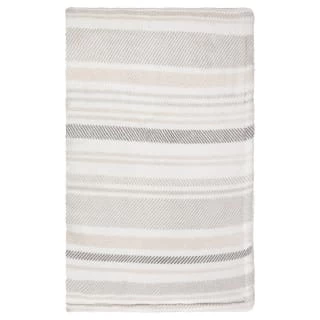 Winston Grey Stripe Sherpa Throw 3 Winston Grey Stripe Sherpa Throw - Image 3