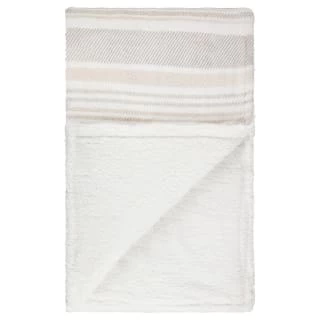 Winston Grey Stripe Sherpa Throw 2 Winston Grey Stripe Sherpa Throw - Image 2