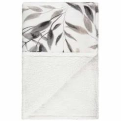Winston Mono Leaf Sherpa Throw -Hot Sale Household Items 394976 winston leaf sherpa throw mono 3