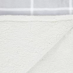 Winston Grey Check Sherpa Throw 7 Winston Grey Check Sherpa Throw -Hot Sale Household Items 394978 winston grey check sherpa throw 2