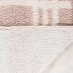 B&M Check Sherpa Throw - Natural -Hot Sale Household Items 394999 check sherpa throw natural 3