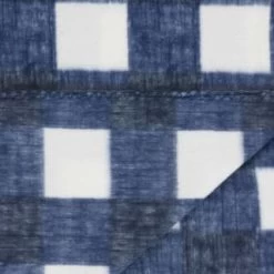 Simply Navy & Gingham Polar Fleece Throw 2pk 10 Simply Navy & Gingham Polar Fleece Throw 2pk -Hot Sale Household Items 395029 simply super soft throws 2pk navy gingham 4