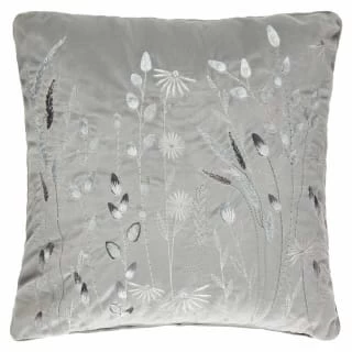 Grey Willow Embroidered Cushion With Pipe 1 Grey Willow Embroidered Cushion With Pipe