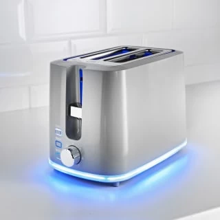 Blaupunkt 2 Slice Illuminating Toaster - Grey 2 Blaupunkt 2 Slice Illuminating Toaster - Grey - Image 2