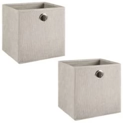 Lokken Cord Storage Cubes 2pk - Light Grey -Hot Sale Household Items 395811 2pk cord lokken storage cubes light grey 3