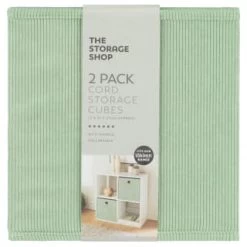 New Arrival -Hot Sale Household Items 395812 2pk lokken storage cubes sage