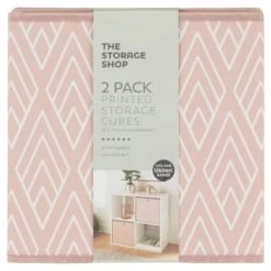 Lokken Printed Storage Cubes 2pk - Pink Diamond 7 Lokken Printed Storage Cubes 2pk - Pink Diamond -Hot Sale Household Items 395838 2pk printed lokken storage cubes pink diamond 2