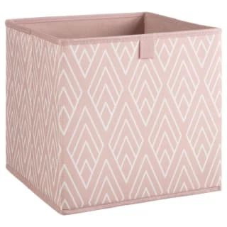 Lokken Printed Storage Cubes 2pk - Pink Diamond 1 Lokken Printed Storage Cubes 2pk - Pink Diamond