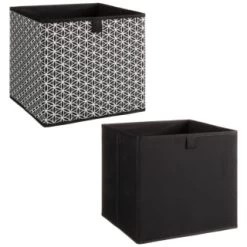 Lokken Mark Making Storage Cubes 2pk - Mono -Hot Sale Household Items 395850 2pk lokken mono storage cubes mark making 3