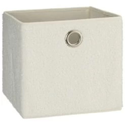 Lokken Teddy Storage Cubes 2pk - Cream