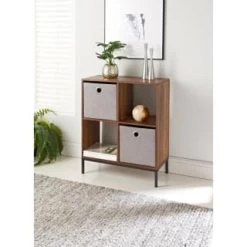 Lokken Teddy Storage Cubes 2pk - Grey -Hot Sale Household Items 395966 2pk teddy lokken grey