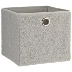 Lokken Teddy Storage Cubes 2pk - Grey