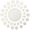 B&M Gold Mirrored Petal Mirror