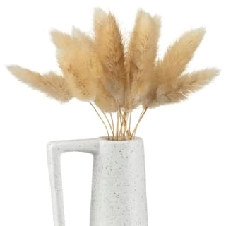 B&M Bunny Tails In Handled Vase 2 B&M Bunny Tails In Handled Vase - Image 2