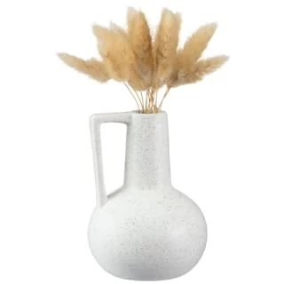 B&M Bunny Tails In Handled Vase 1 B&M Bunny Tails In Handled Vase