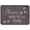 B&M Super Soft Pet Doormat - Grey