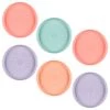Simply Kids Colour Plates 6pk - Pastel
