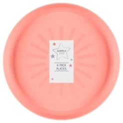 Simply Kids Colour Plates 6pk - Pastel -Hot Sale Household Items 398569 6pk simply kids colour plates girls