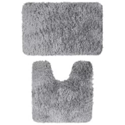 Hot Sale Household Items -Hot Sale Household Items 400289 400290 tufted bath and ped mat charcoal 1